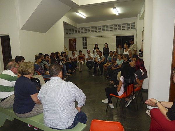 Oficina com a comunidade da Vila Nova Jaguaré. Foto: NAPPLAC/USP