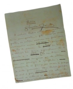 Manuscrito de Vidas Secas, de Graciliano Ramos
